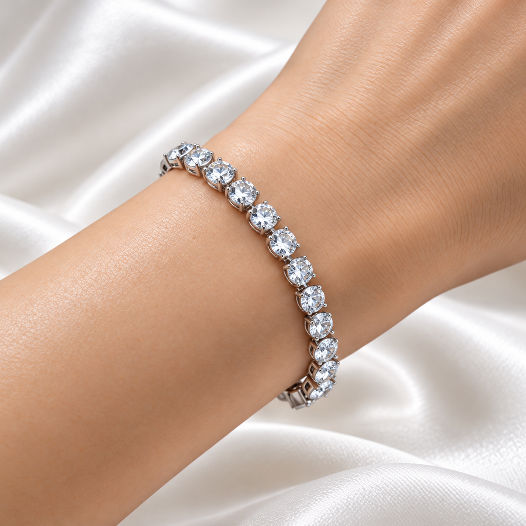 Classic Tennis Bracelet (3 carats) - 2.25mm Round Diamonds