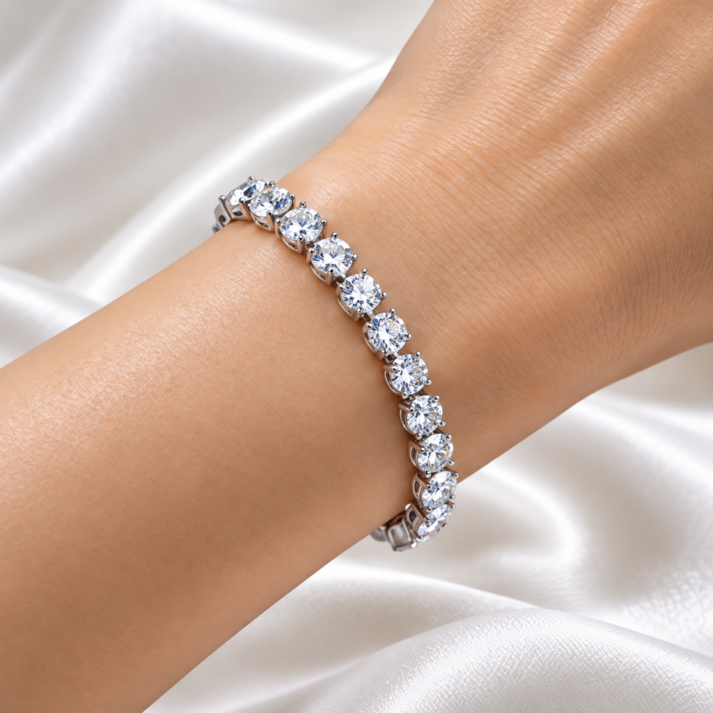 Classic Tennis Bracelet (2.8 carats) - 2.25mm Round Diamonds