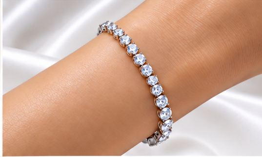 Classic Tennis Bracelet (1.9 carats) - 2.25mm Round Diamonds