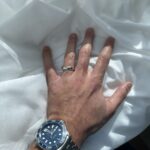 5 mm wide band on man's hand
