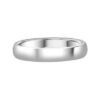 Rounded Comfort Fit Ladies' Band (4 mm) 14kt White