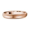 Milgrain Comfort Fit Ladies' Band (4 mm) 14kt Rose