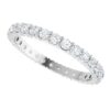 Classic Shared-Prong Eternity Ring (0.52 - 0.58 carats)