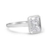 Bezel-set Solitaire side