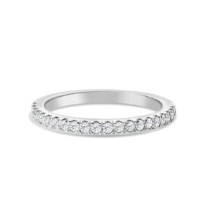 Classic Accented Wedding Ring (Halfway 1.5MM)