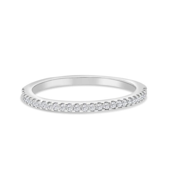 Classic Accented Wedding Ring (Halfway 1.1MM)