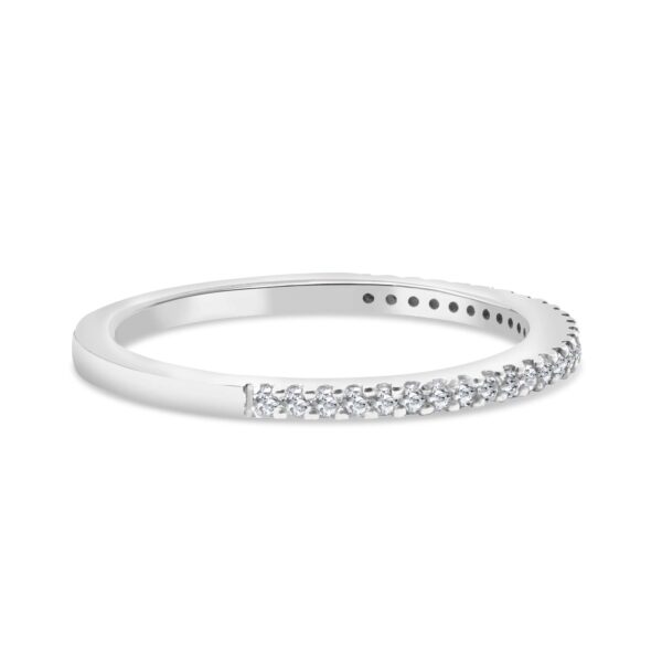 Classic Accented Wedding Ring (Halfway 1.1 MM) Side view