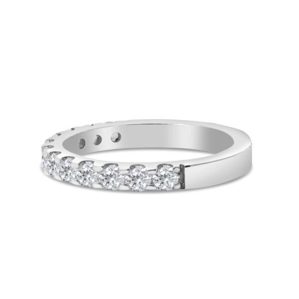 Classic Accented Wedding Ring (Halfway 2.5 MM) Side view