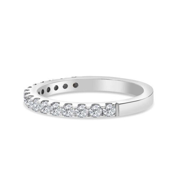 Classic Accented Wedding Ring (Halfway 2MM) Side view
