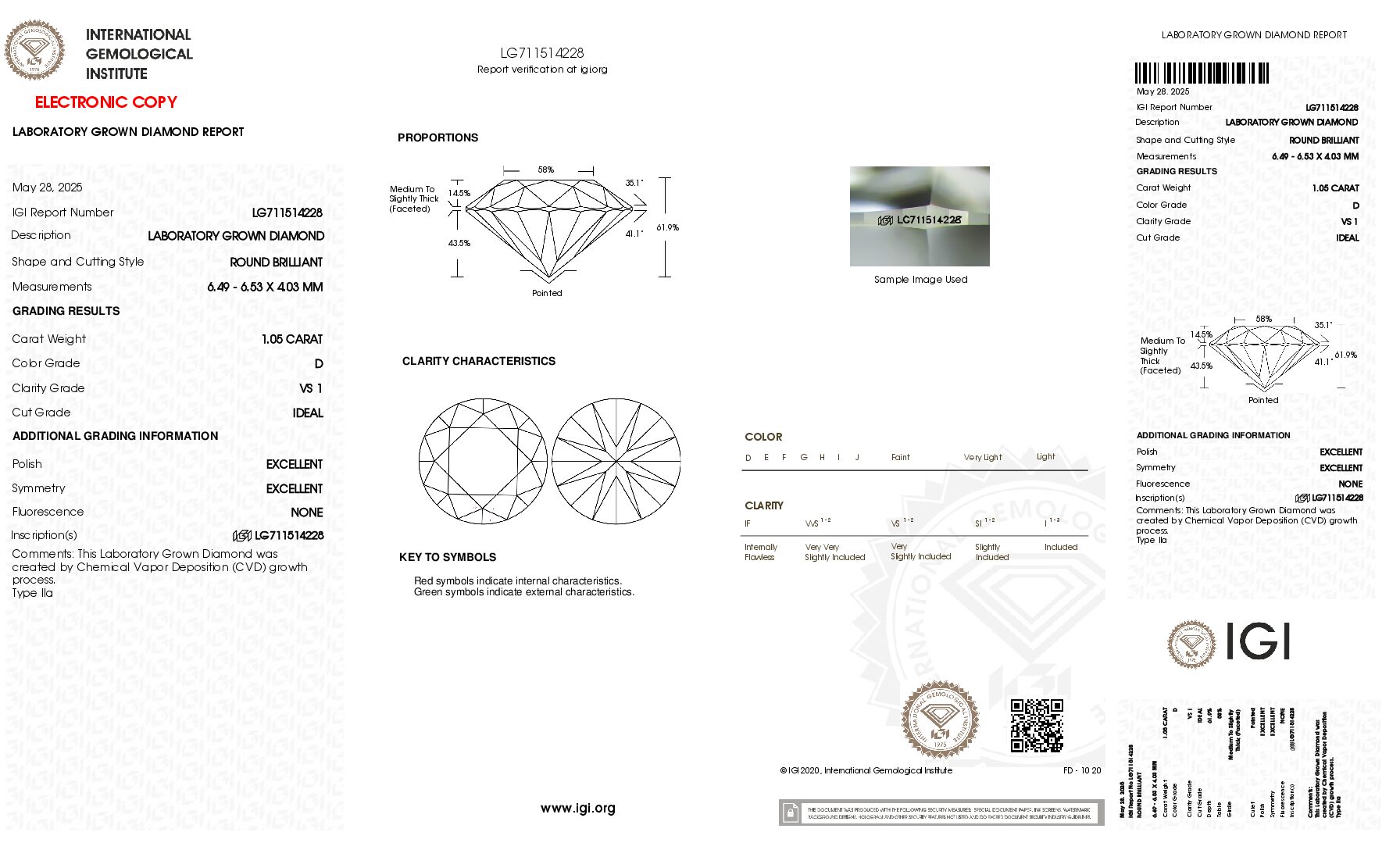2.01 carats total Diamond Studs - Image 3