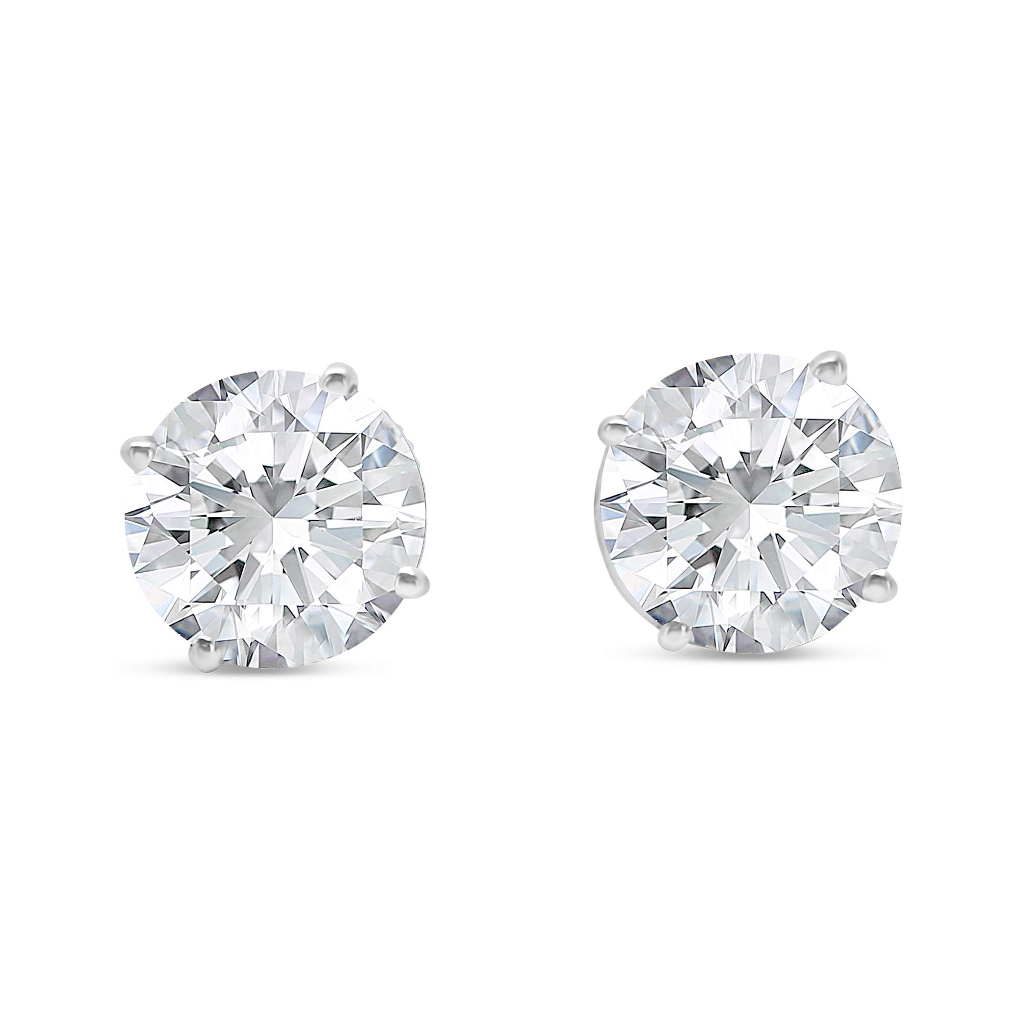 2.06 carats total Diamond Studs