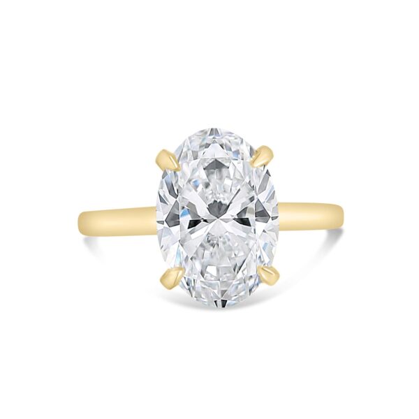 Classic Solitaire Engagement Ring in 14kt Yellow Gold