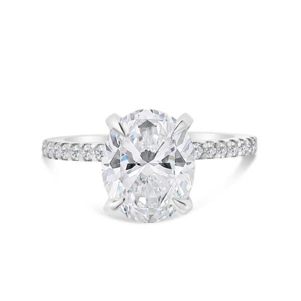 Classic Accented Engagement Ring Setting
