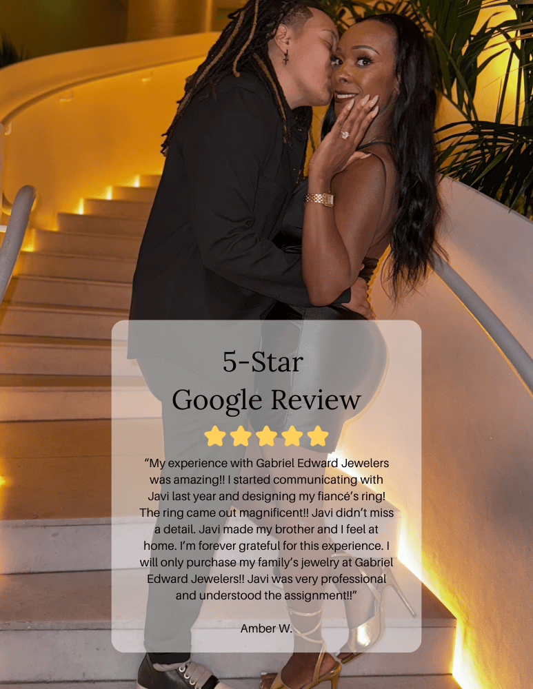 google review from engagement ring client