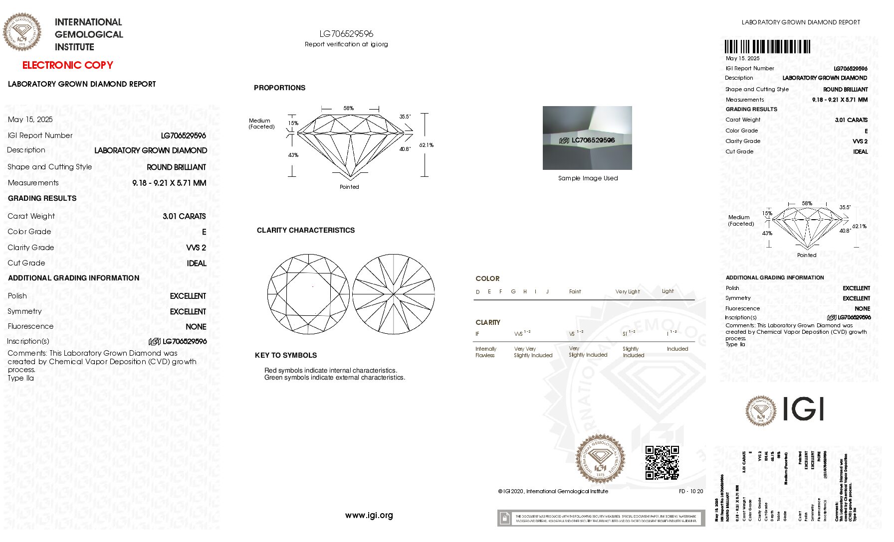 6.02 carats total Diamond Studs - Image 4