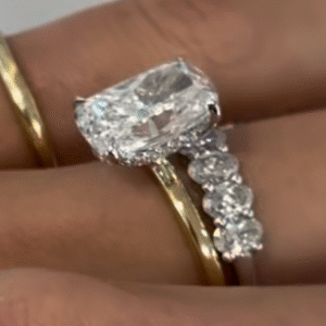 Elysia F.’s Engagement Ring and Wedding Ring